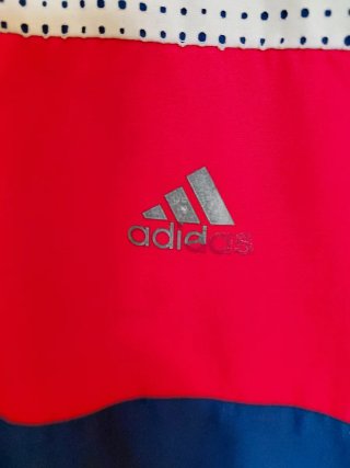 Chaqueta Adidas Vintage Azul Roja