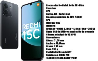Xiaomi Redmi 15C 4GB RAM 256GB Midnight Black