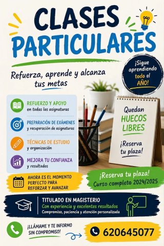 Clases Particulares - Refuerzo Escolar