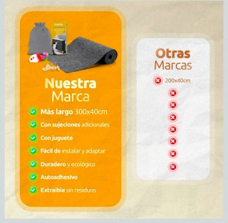 Alfombra Rascador Gatos + Accesorios