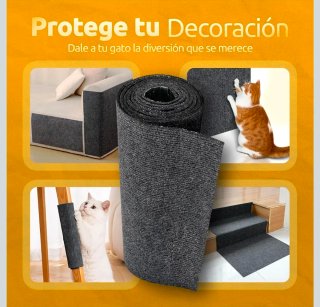 Alfombra Rascador Gatos + Accesorios