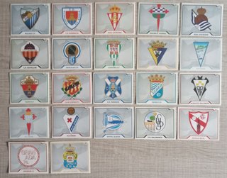 Cromos Liga Este 2008/09 2ª División Escudos