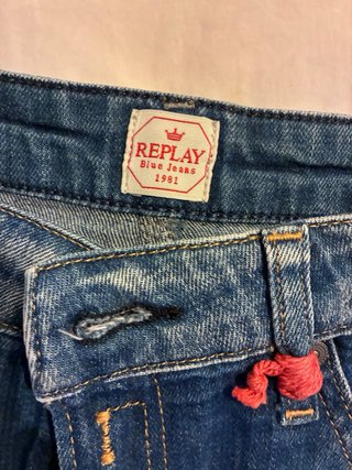 Shorts Vaqueros Replay Mujer