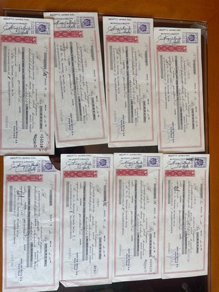 Letra timbre En total 23.12 como nuevas 11 escrita