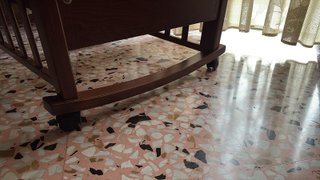 Culla Dondolo Erbesi Legno Massello Barletta
