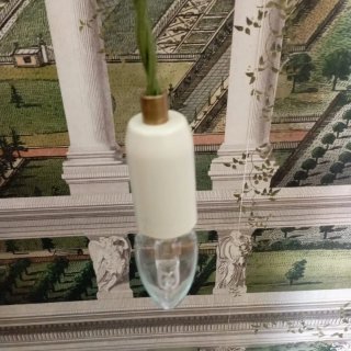 Lampadina decorativa metallo e plastica