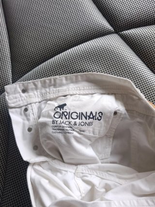 Pantalón corto Jack Jones  regular fit blanco