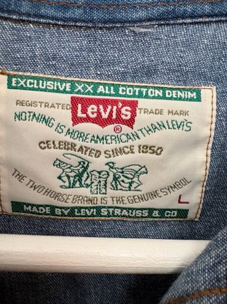 Camisa Levis Vaquera Azul