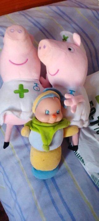 Peluches, muñeca trapo, osito tela.....