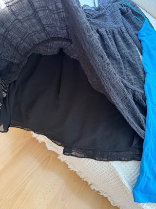 Conjunto Vestidos Negro y Azul