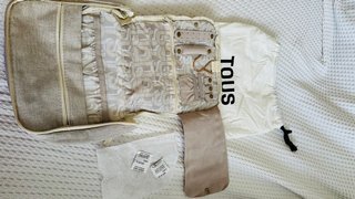 Organizador joyero viaje TOUS beige