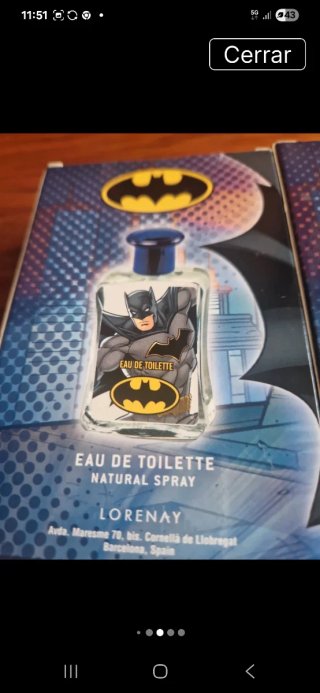Lote 2 colonias Batman Eau de Toilette