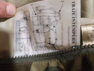 Traje Tormenta Ejército Talla 1