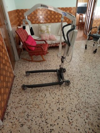Grua para mover personas en domicilio