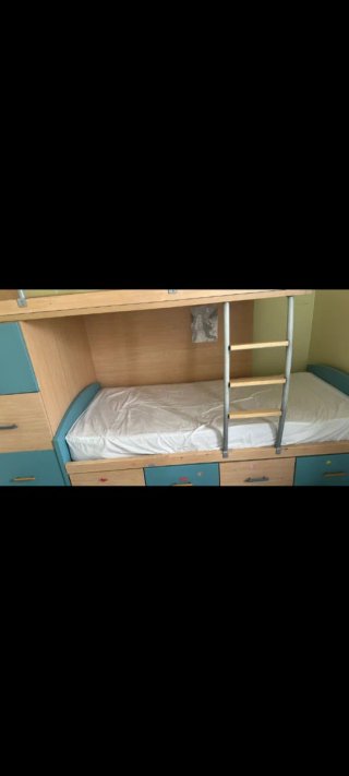 Cama nido con cajones y litera
