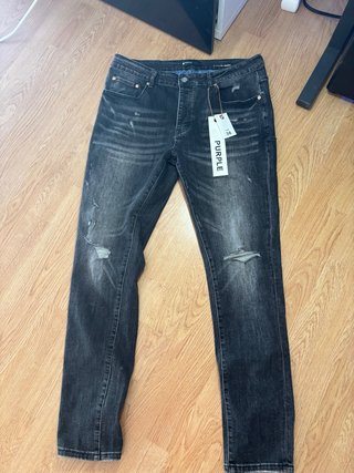 Pantalones Vaqueros Purple Negros