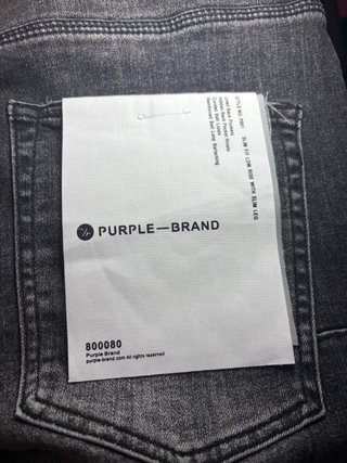 Pantalones Vaqueros Purple Negros