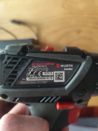 Taladro Atornillador Wurth BS18AEC Compact