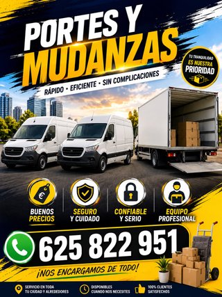 PORTES Y MUDANZAS