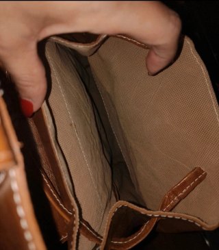 Mochila marrón