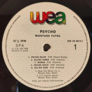 Vinilo Psycho - Montage Fatal