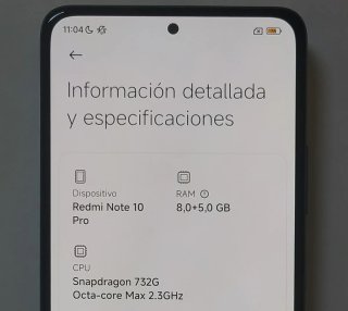 Xiaomi Redmi Note 10 Pro 8/128GB azul glaciar.