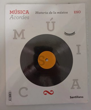 Libro  de música 3 ESO Santillana.