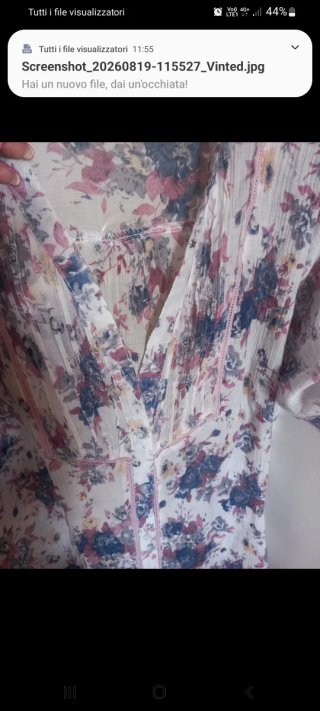 Camicia donna fantasia floreale