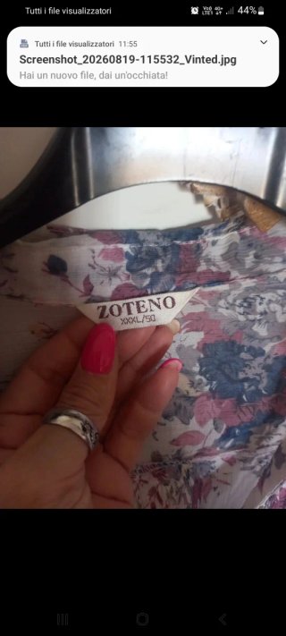 Camicia donna fantasia floreale