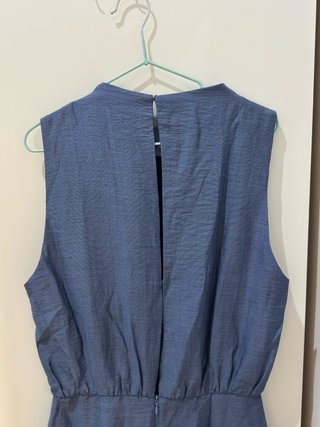 Vestido Zara azul sin mangas