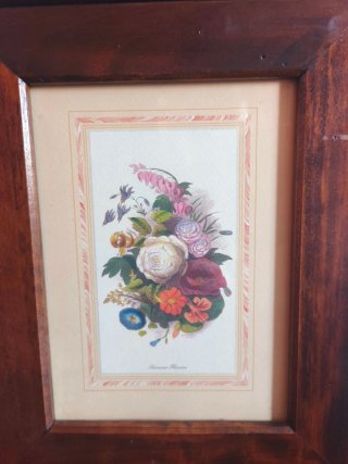 Mueble Cuelga Llaves Madera Vintage con Marco