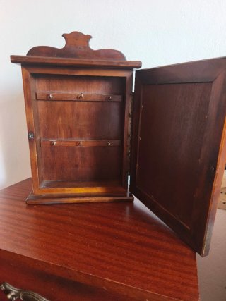 Mueble Cuelga Llaves Madera Vintage con Marco