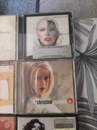 Lote Christina Aguilera 7 CDs y 3 DVDs