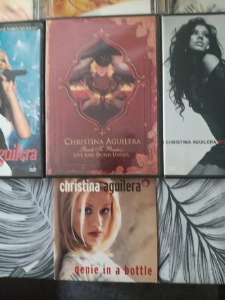 Lote Christina Aguilera 7 CDs y 3 DVDs