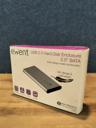 Caja Externa HDD/SSD 2,5 SATA USB 2.0 Ewent EW7041