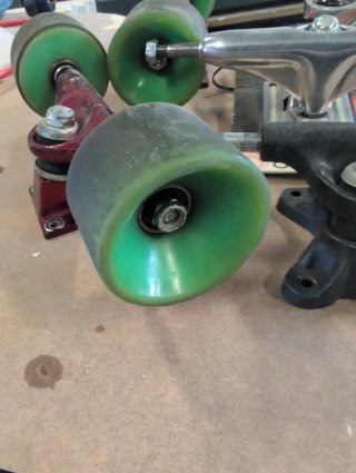 Lote piezas skate patinete