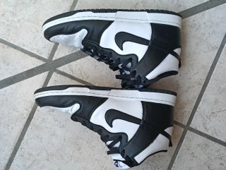 Nike Dunk High Retro Uomo Nero Bianco