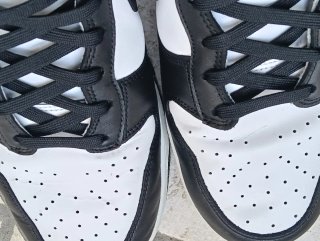 Nike Dunk High Retro Uomo Nero Bianco