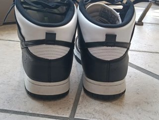 Nike Dunk High Retro Uomo Nero Bianco