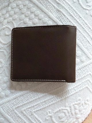 Billetera Balmain Marrón Cuero