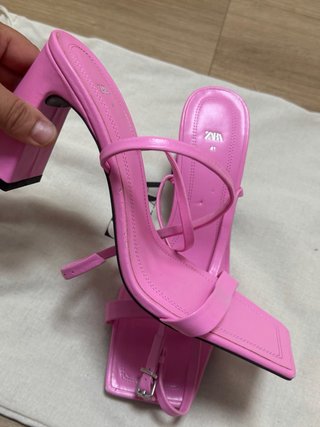 Tacones ZARA Rosa Talla 40