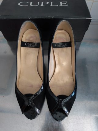 Zapatos de piel Cuple negros