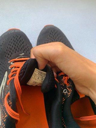 Zapatillas Brooks Ghost 11 Hombre Negro Naranja
