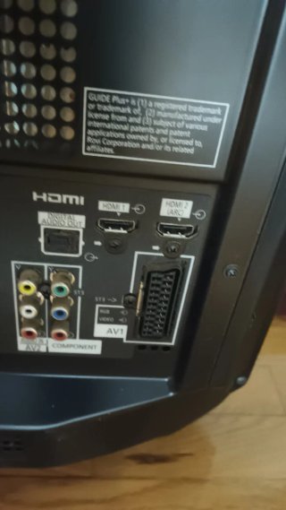 Televisión Panasonic Negra