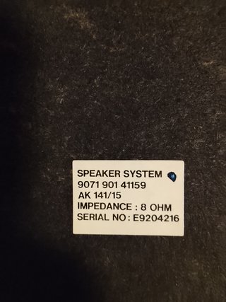 Altavoces Philips 30W 8 Ohm 3 Vías