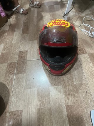 2 Cascos Integrales LS2 Negro y Rojo