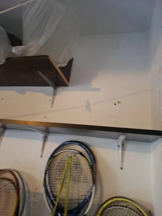 3 Estanterías de Pared Madera y Metal