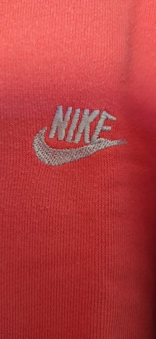 Felpa Nike rosa con zip