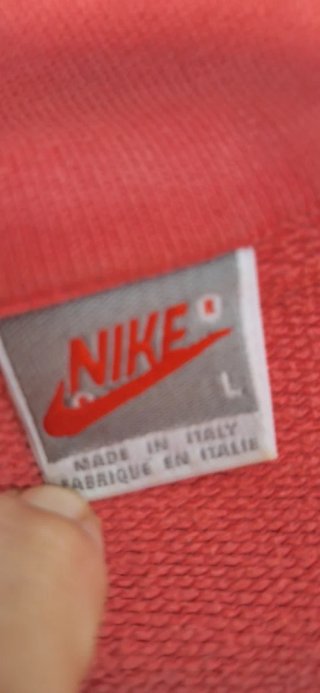 Felpa Nike rosa con zip
