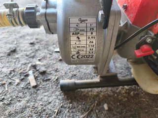 Motobomba gasolina con manguera